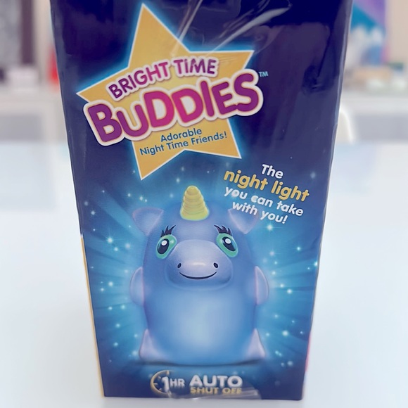 NEW Bright Time Buddies Unicorn Portable Night Light - Picture 4 of 4